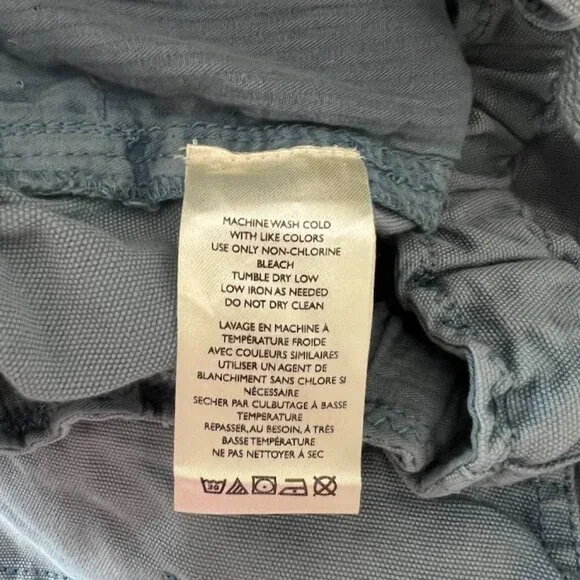 FREE PEOPLE WOMEN'S river stone pants relaxed jogger fit blue Size XS  NEW - Picture 10 of 10